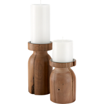 saal wood candleholders