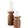 saal wood candleholders