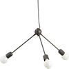 satellite pendant lamp. overall: 28.75"dia.x15"Hcord: 86"canopy: 5.25"dia.x1"H