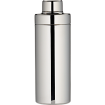 stainless steel shiny cocktail shaker