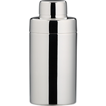 stainless steel shiny mini cocktail shaker