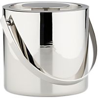 stainless steel shiny ice bucket