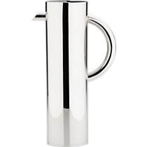 stainless steel shiny water pitcher
