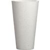 shore polyterrazzo small planter. 11"dia.x19.5"H