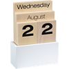 shuffle calendar. 4.5"Wx1.75"Dx6.25"H