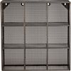 sift raw wall shelf. 24"sq.x8.5"D