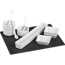 11-piece slate serving set