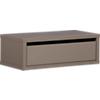 slice grey wall mounted storage shelf