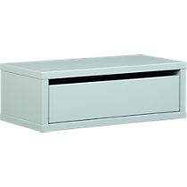 slice mint wall mounted storage shelf