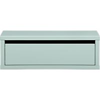 slice mint wall mounted storage shelf