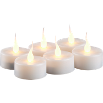 smart candle tealights set of six