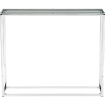 smart glass top console table