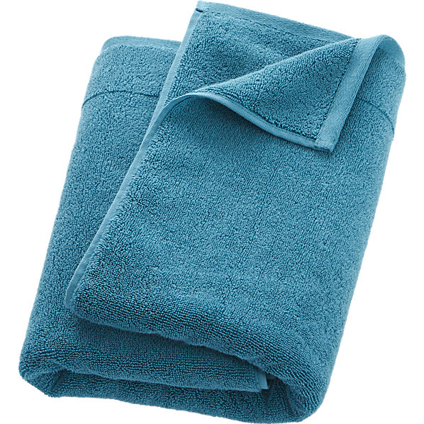 smith bluegreen bath towel CB2