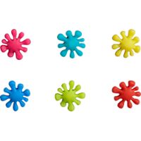 set of 6 splat magnets
