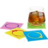 stained coasters set of four