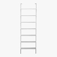 stairway 96" wall mounted bookcase