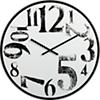 stamped numbers clock
