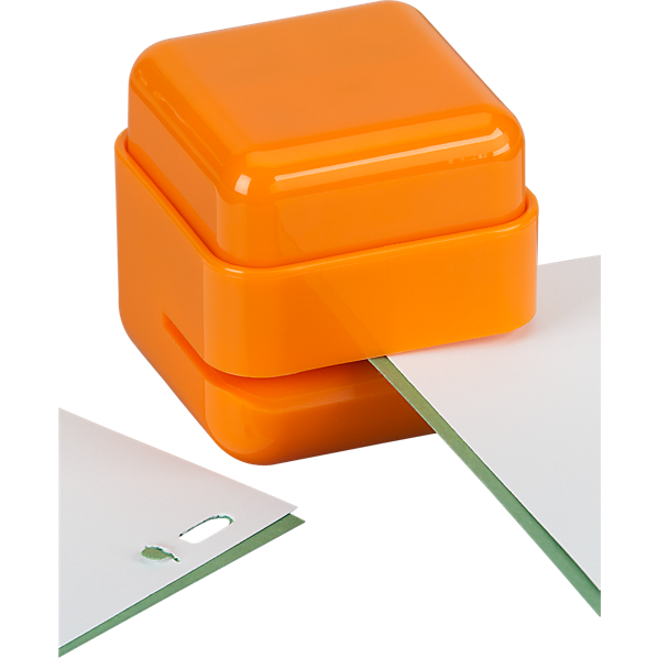 StapleFreeStaplerOrngAVF11