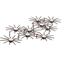 star 9 candleholder