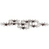 star 9 candleholder. 30"Wx17"Dx4.5"H