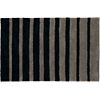 stripe shag rug.