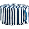 stripe woven swoon outdoor pouf.