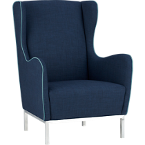 study wingback chair