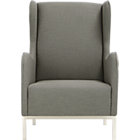 study wingback chair in oyster.