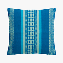 saudades blue 16" pillow