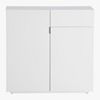 swig white mini bar. 36"Wx16"Dx35.5"H