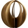 swirl large sculpture. 17.5" dia.x19.25"H