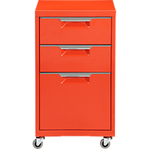 TPS bright orange file cabinet