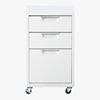 TPS white file cabinet. 15.5"Wx19.75"Dx27.25"H