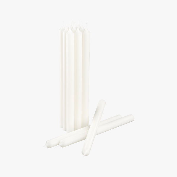 TaperCandleWht12inS12F11