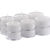 TealightCandlesClearCupS8