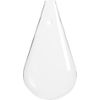 wall mounted teardrop vase. 4"dia.x7"H