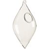 teardrop diamond hanging vase. 3.5"dia.x7"H