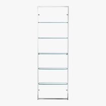 tesso 84" wall mounted bookcase