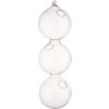 3-ball hanging vase. 3.5"dia.x12"H