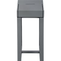 torino grey side table