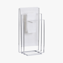 chrome towel rack