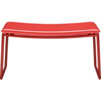 triumph red ottoman
