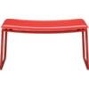 triumph red ottoman