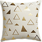 tryst 16" pillow with down-alternative insert.