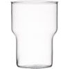 mini tube stacking glass. 6 oz.; 2.5"dia.x3.5"H