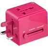 individual universal travel adapter. 2.5"Wx2"Dx2.25"H