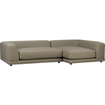 uno caper left arm sectional pieces