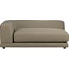 uno left arm sofa in caper. overall: 65"Wx48"Dx24"Hinterior seat: 54"Wx35"Dx17"H