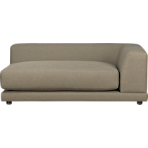 uno caper right arm sofa
