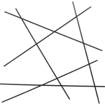 unparallel wall hanging
